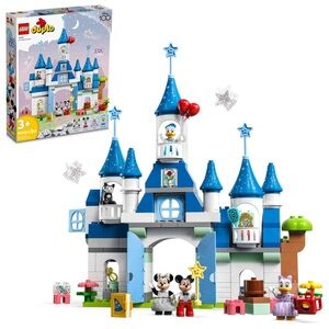 Lego Duplo 10998 Disney 3 In 1 Magical Castle Retired Complete Set Mickey